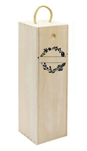 Load image into Gallery viewer, Monogram Wooden Wine Box
