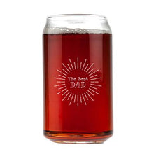Load image into Gallery viewer, personalized beer can shaped glass
