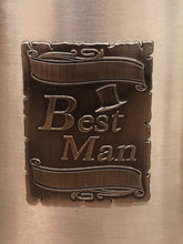 Load image into Gallery viewer, best man personalized flask
