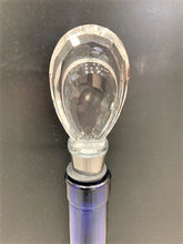 Load image into Gallery viewer, diamond wine stopper glass
