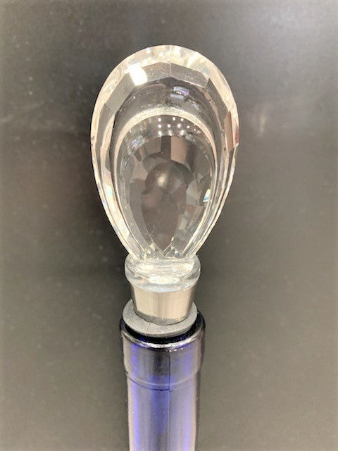 diamond wine stopper glass