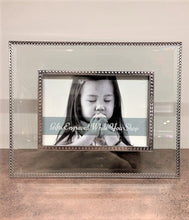 Load image into Gallery viewer, Glass Frame with Silver trim -4x6
