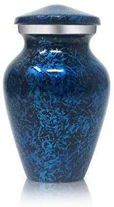Forever in Our Heart Urn- Forest Blue