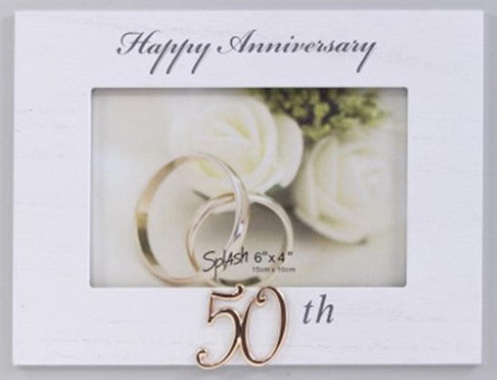 Happy Anniversary 50th Frame | Anniversary gifts online | Anniversary gifts in Winnipeg | Gift store in Winnipeg | Gift store in Canada | Gift store online | Anniversary frames online | Anniversary gifts online Canada