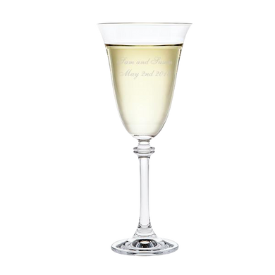 wine glass personalize
