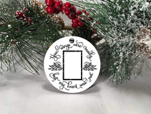 Load image into Gallery viewer, Customized Photo Memorial with Photo Christmas Ornament- Angel Wings
