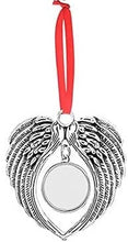 Load image into Gallery viewer, Custom Photo Angel Wings Ornament |  Xmas gifts Canada | Xmas gifts Winnipeg |  Customized gifts online Canada | Engraver in Winnipeg | Engraver in Canada | Customized gifts in Canada | Customized gifts in Winnipeg | Gift shop in Canada | Gift shop in Winnipeg | Engraving items in Canada

