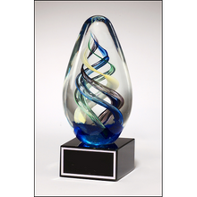 Load image into Gallery viewer, Art Glass Award- Blue
