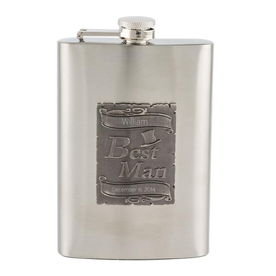 Best Man flask