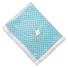 Load image into Gallery viewer, Embroidery Dove and Cross Blanket | Embroidery blankets online in Canada | Embroidery blankets online Winnipeg | blankets online in Canada | Buy blankets online | Buy online blankets

