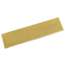 Load image into Gallery viewer, Brass Plate 8&quot; x 2&quot; with Edge
