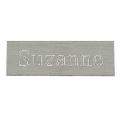 pewter tone name plate engravable in Canada