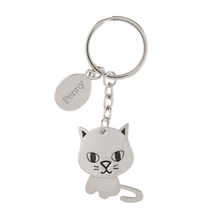 Load image into Gallery viewer, cat key chain with moving head
