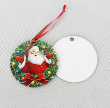 Load image into Gallery viewer, Customized Photo Personalization Christmas Ornament- Circle
