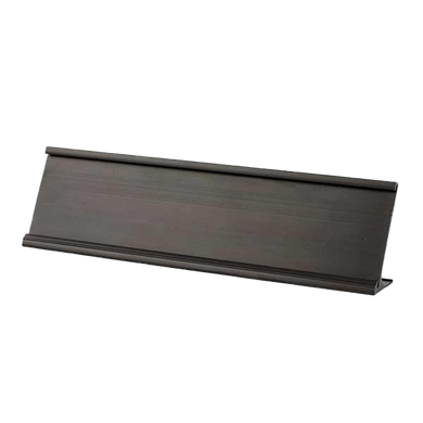 Metal Desk Stands for Name Plates - Black