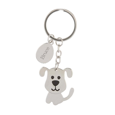 dog key chain moving head