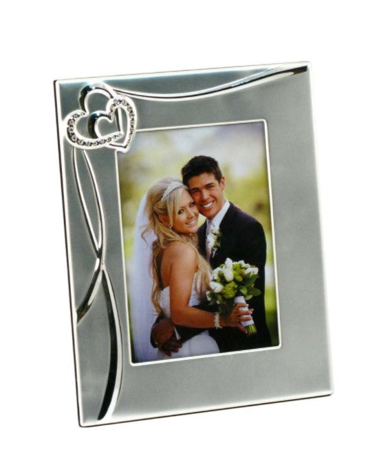 double heart wedding frame 