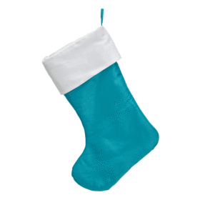Faux Silk Stocking- White Cuff | Xmas gifts online Canada | Xmas gifts online Winnipeg |  Customized gifts online Canada | Engraver in Winnipeg | Engraver in Canada | Customized gifts in Canada | Customized gifts in Winnipeg | Gift shop in Canada | Gift shop in Winnipeg | Engraving items in Canada