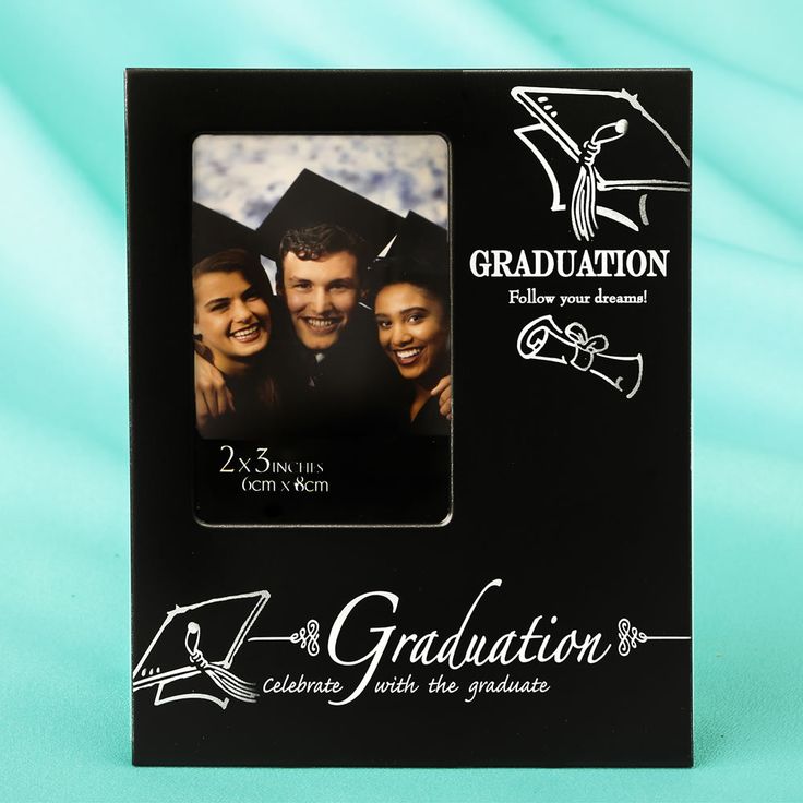 Graduation Follow your Dream frame - Black