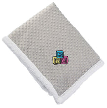 Load image into Gallery viewer, Embroidery Kid Block Design Blanket | Embroidery Kids items | Embroidery gifts online in Winnipeg | Embroidery shop in Winnipeg | Embroidery gifts in Canada | Online gift shop in Winnipeg | Online gift shop in Winnipeg
