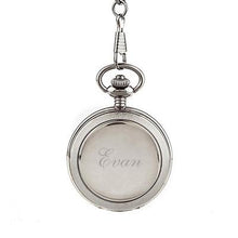 Load image into Gallery viewer, Gunmetal Pocket Watch Skeleton Mechanism - Rose Gold engravable
