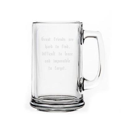 Handled Beer Mug Stein 15oz