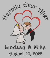 Load image into Gallery viewer, Wedding Happily Ever After Antique Throw
