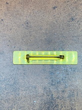Load image into Gallery viewer, Aluminum Pin Back in Gold 2 1/4&quot; x 1/2&quot;
