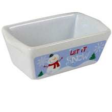 Load image into Gallery viewer, Christmas Theme Rectangle  Ceramic Dish
