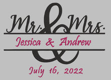 Load image into Gallery viewer, Wedding Mr &amp; Mrs Antique Throw , wedding gifts online, wedding gifts online Canada, wedding gifts online Winnipeg, Buy wedding gifts, buy wedding gifts online in Canada
