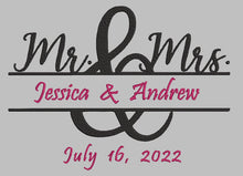 Load image into Gallery viewer, Wedding Mr &amp; Mrs Antique Throw , wedding gifts online, wedding gifts online Canada, wedding gifts online Winnipeg, Buy wedding gifts, buy wedding gifts online in Canada
