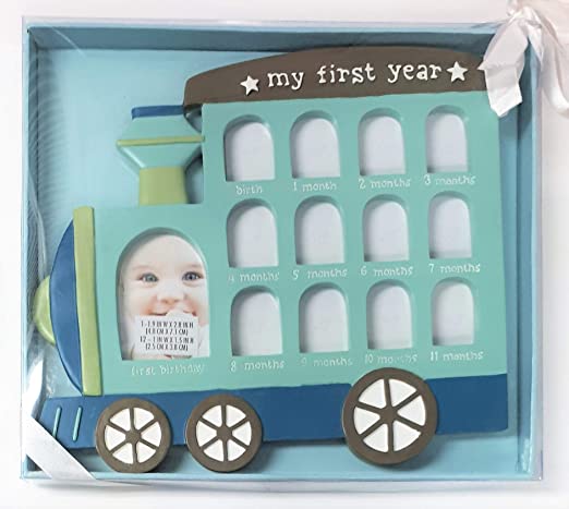 My First Year - Train Photo Frame – Embroidery and Engraving Concepts