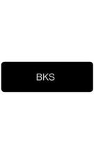 Load image into Gallery viewer, Black / Silver Plate 3&quot;x1&quot;
