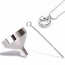 Load image into Gallery viewer, Cremation ash funnel for ash pendants 
