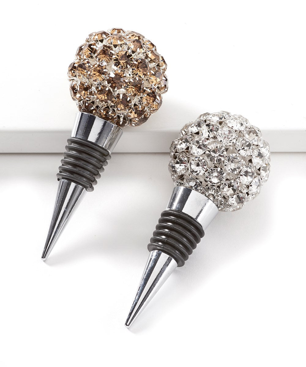 Rose gold Rhinestone wine stoppers