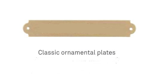 Ornamental Plate Brass