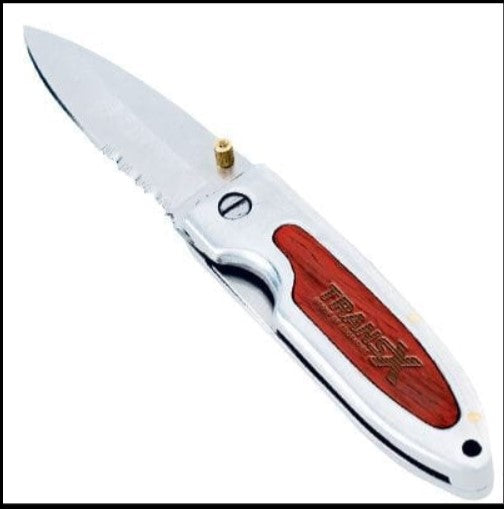 Rosewood Stainless Steel Pocket knife