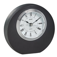 Load image into Gallery viewer, Round Table Clock with Silver plate
