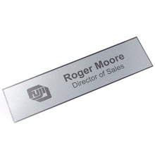 Load image into Gallery viewer, Brass Plate 8&quot; x 2&quot; with Edge
