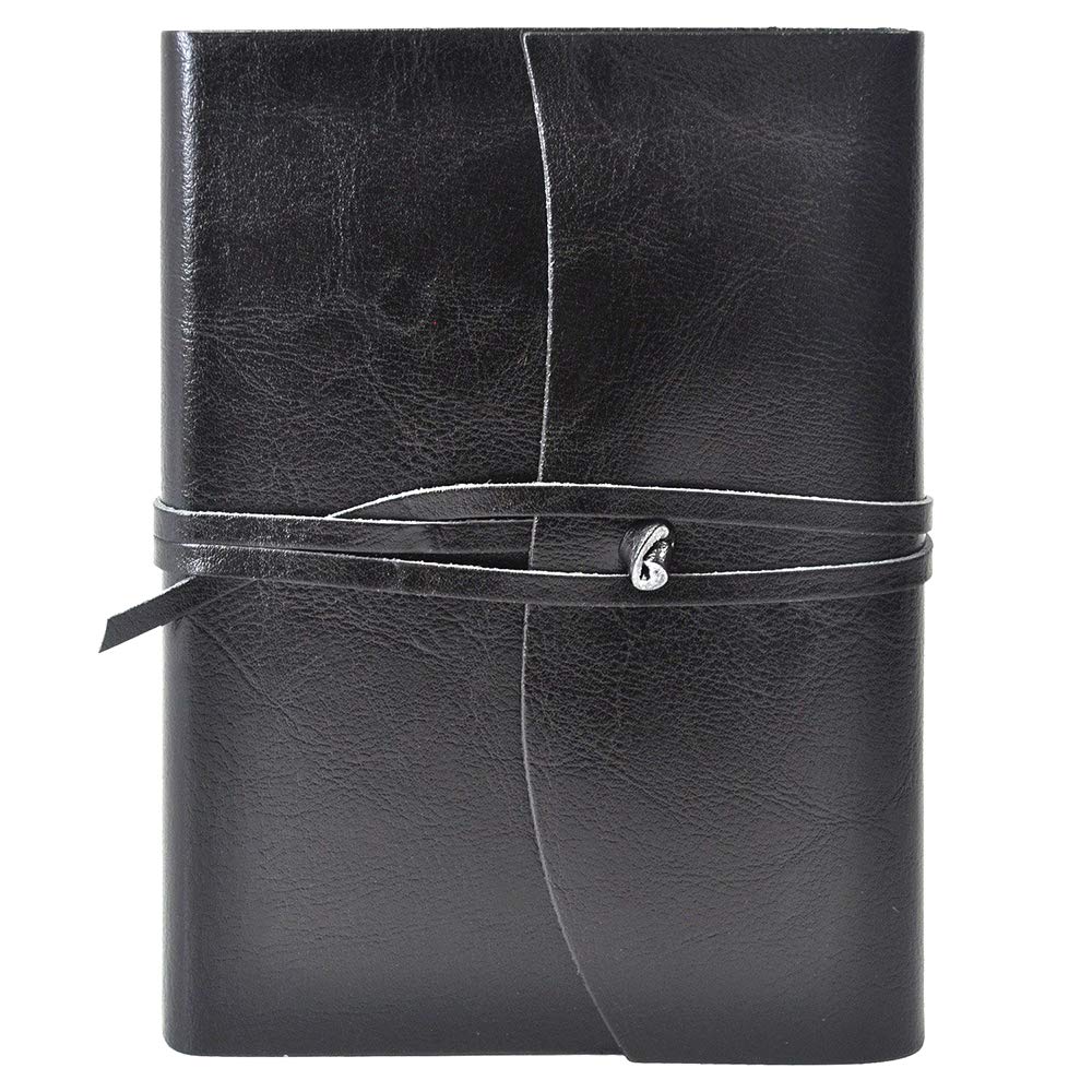 Leather Wrapped Bound Memo Pad With 24