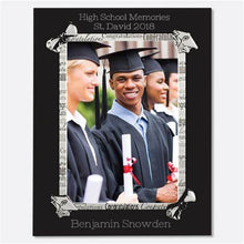 Load image into Gallery viewer, Graduation frame diploma and hat 
