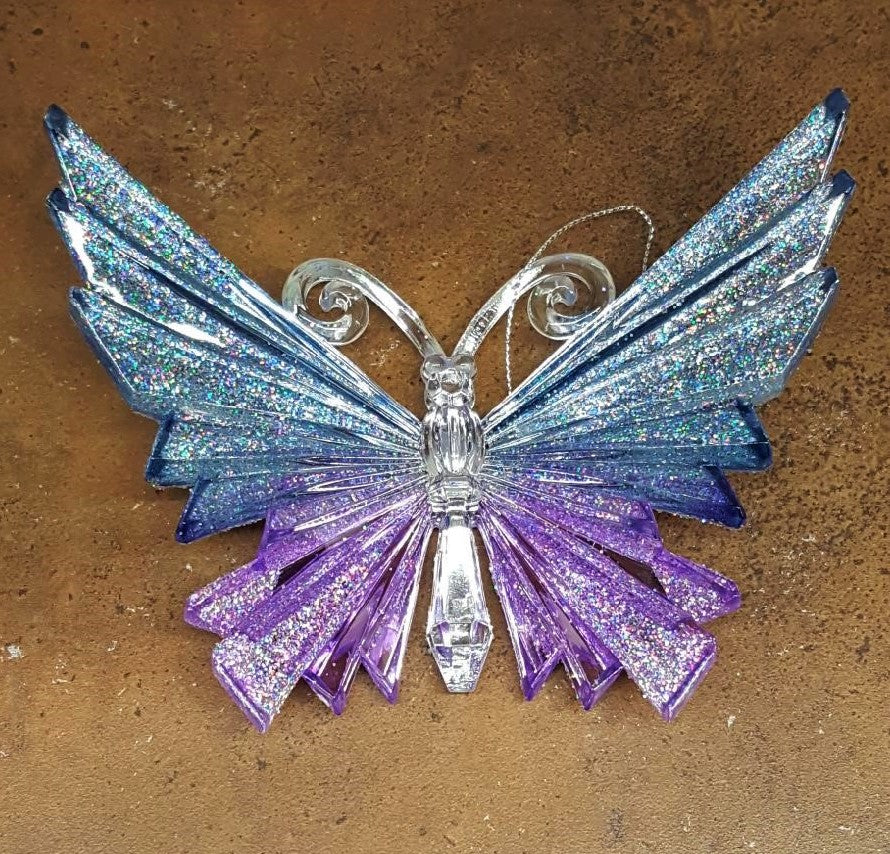 Crystal Butterfly ornament