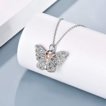 Load image into Gallery viewer, Butterfly Ash Pendant \ Butterfly pendants online | Butterfly pendants online Canada | Pendants online Canada | Buy pendants online in Canada
