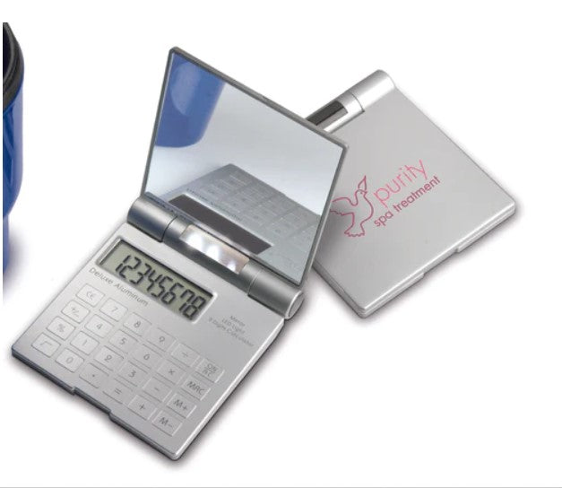 Ultra Thin Calculator with Mirror
