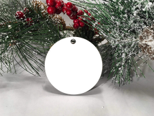 Load image into Gallery viewer, Customized Photo Personalization Christmas Ornament- Circle
