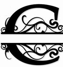 Load image into Gallery viewer, Large Oval Wooden  Monogram Plaque
