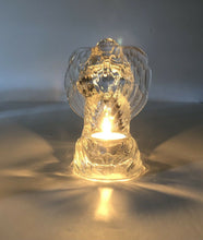 Load image into Gallery viewer, Crystal praying angel votive candle- memorial and religious gifts in canada
