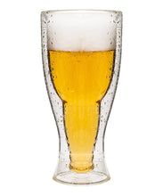 Load image into Gallery viewer, double wall pilsner glass 
