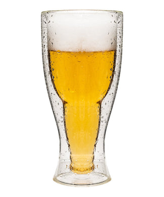 double wall pilsner glass 