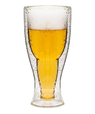 double wall pilsner glass 